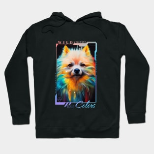 Dwarf German Spitz Dog Pet Cute Adorable Animal Compagnon Hoodie